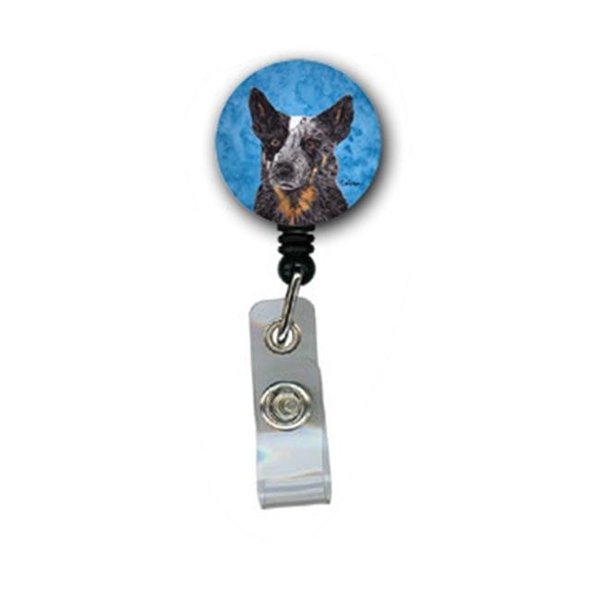 Teacher'S Aid Australian Cattle Dog Retractable Badge Reel Or Id Holder With Clip TE237516